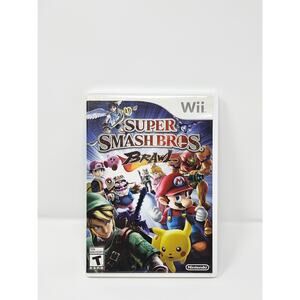 Super Smash Bros. Brawl (Nintendo Wii) Inserts Very Clean Disc Authentic